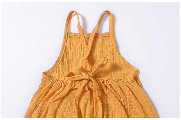 Hot Style Summer Open-back Siamese Trousers for Children