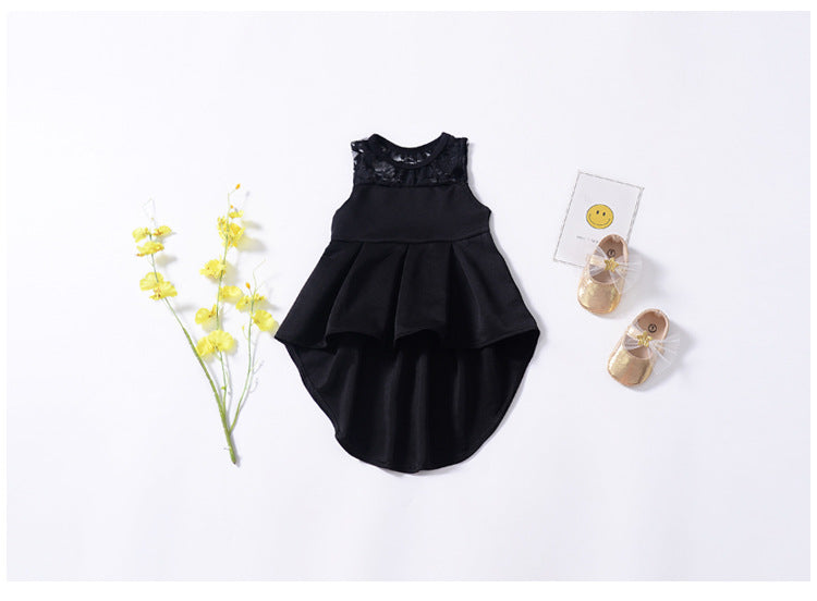 Palace Style Hepburn Irregular Dress