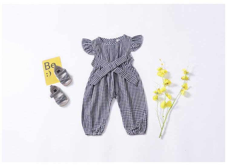 Summer Baby Bow Jumpsuit
