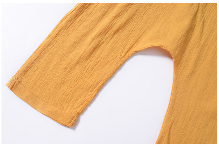 Hot Style Summer Open-back Siamese Trousers for Children