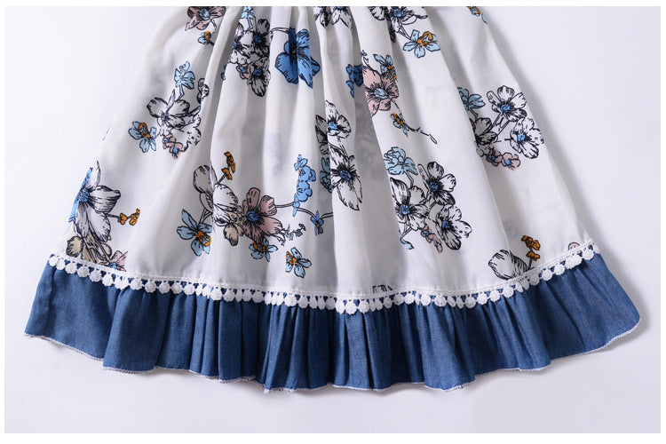 Hot Style New Summer Children's Sleeveless Pleated Sundress