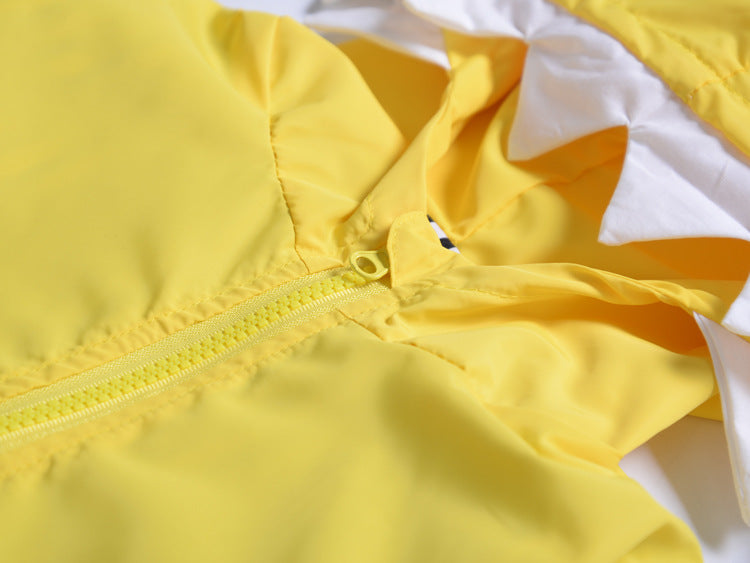 Baby Cartoon Cute Dinosaur Modeling Pattern Trench Coat