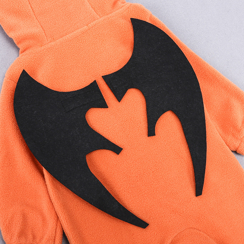 Baby Halloween Pumpkin Hoodie Jumpsuit