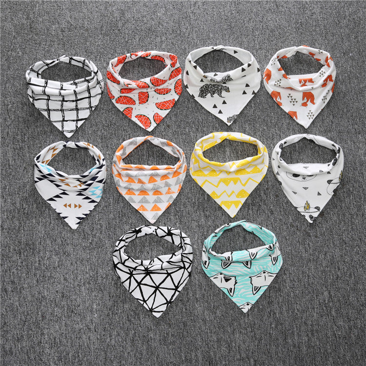 2019 Summer Boys and Girls baby triangle slobber Baby Bibs