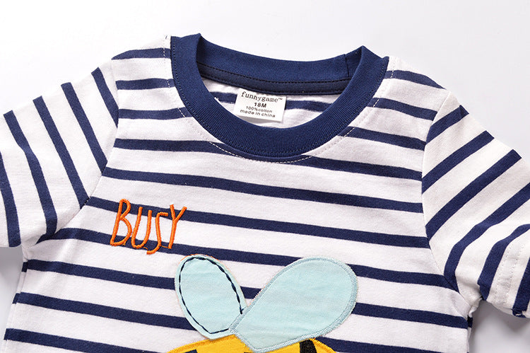 European and American Style Summer T-shirt for Children
