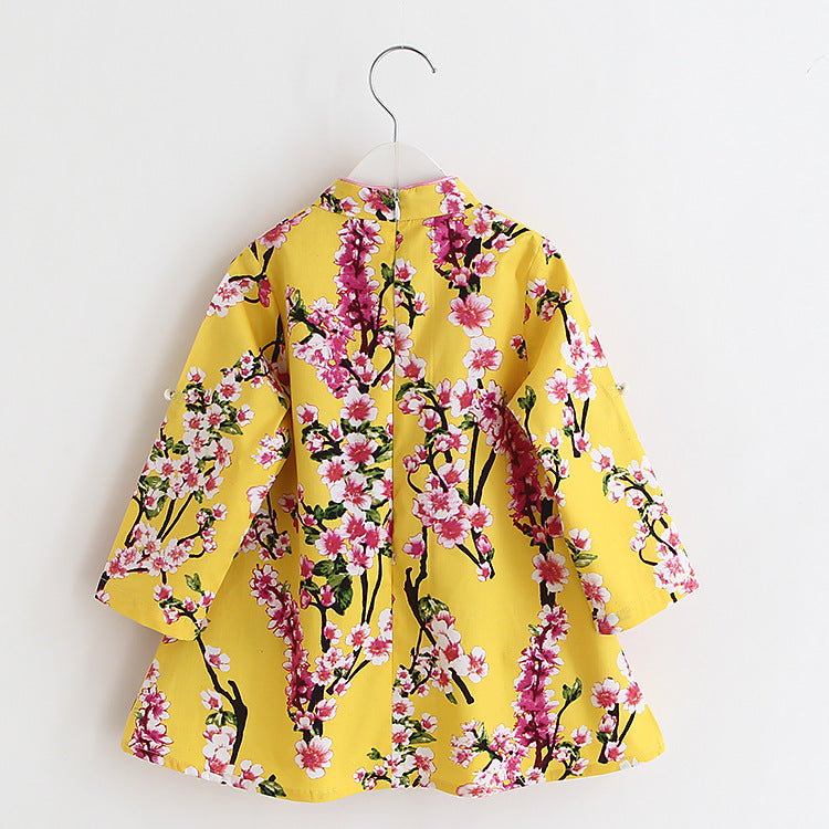 Girls Cotton Cheongsam