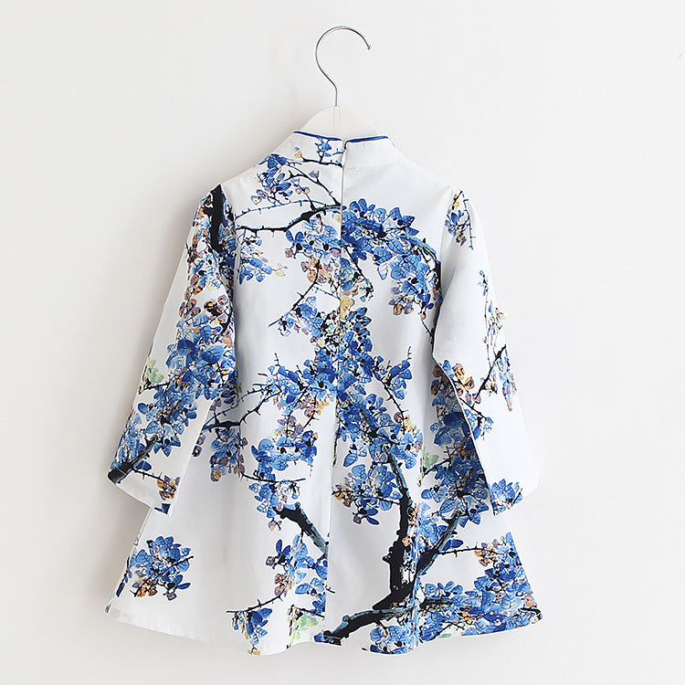 Girls Cotton Cheongsam