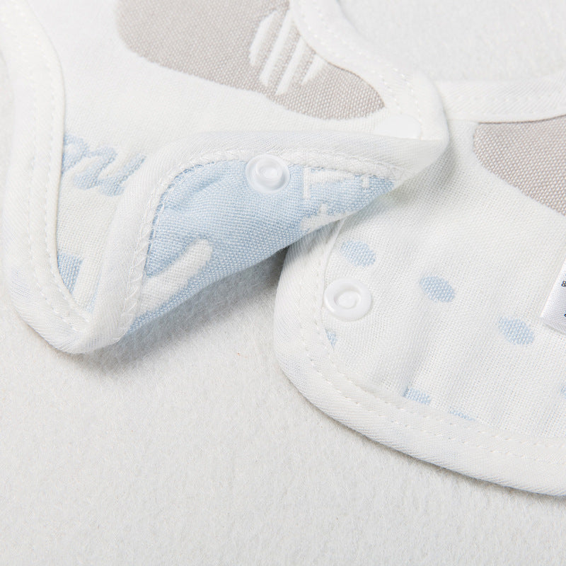Baby Saliva Towel Six Layer Gauze Petal Bibs