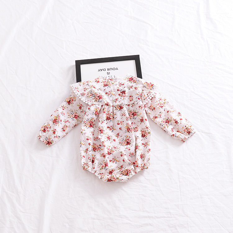 Red Bowknot Baby Rompers
