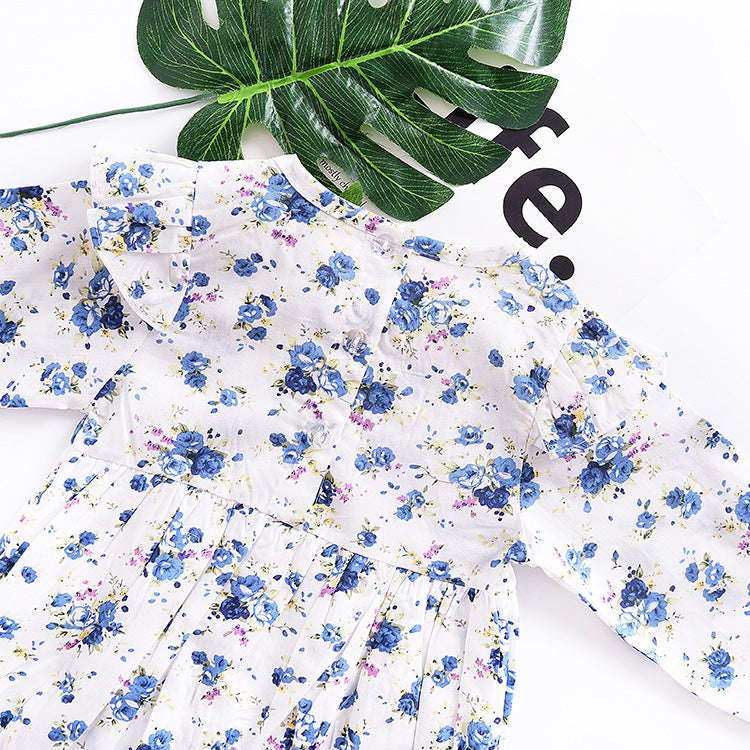 Pure Cotton Fresh Flower Baby Rompers