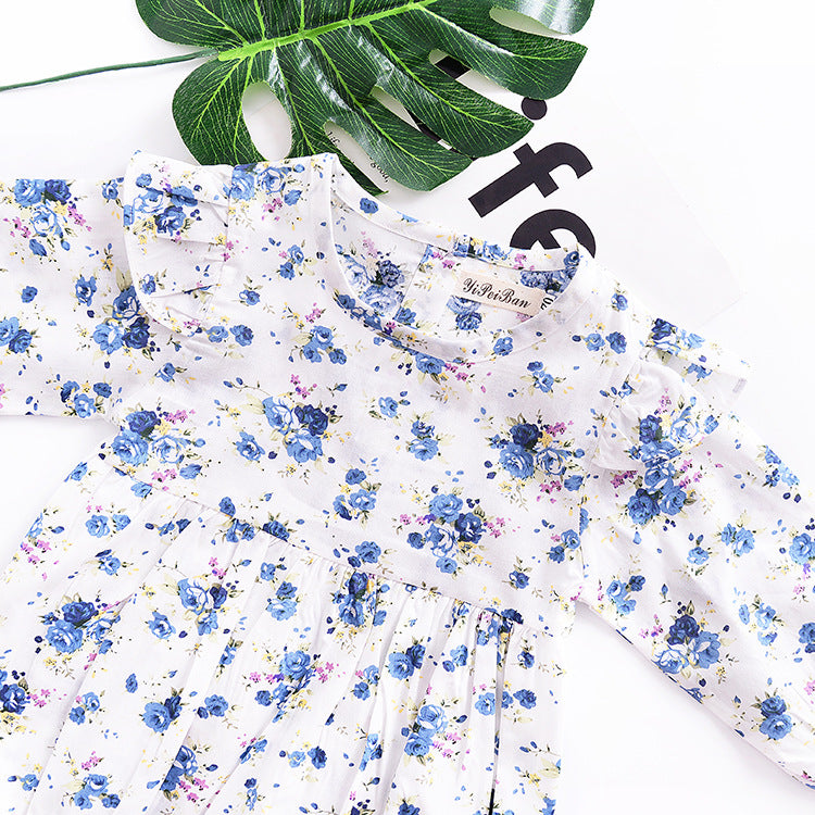 Pure Cotton Fresh Flower Baby Rompers