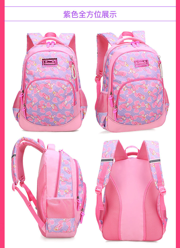 Primary School Girls 1-3-6 Grade Cartoon Cute Children Backpack