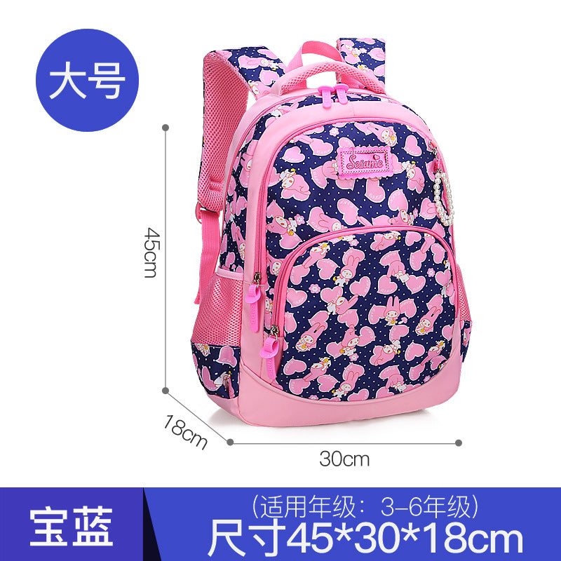 Primary School Girls 1-3-6 Grade Cartoon Cute Children Backpack