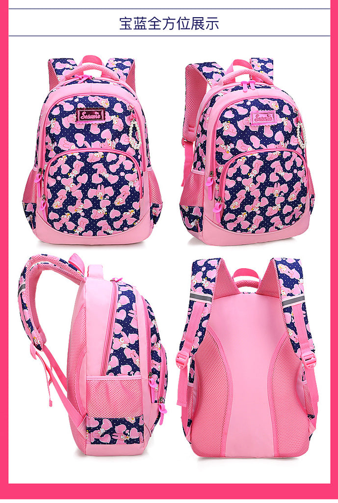 Primary School Girls 1-3-6 Grade Cartoon Cute Children Backpack