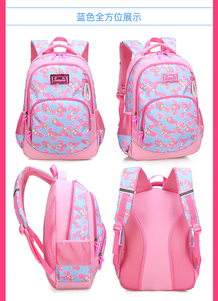 Primary School Girls 1-3-6 Grade Cartoon Cute Children Backpack