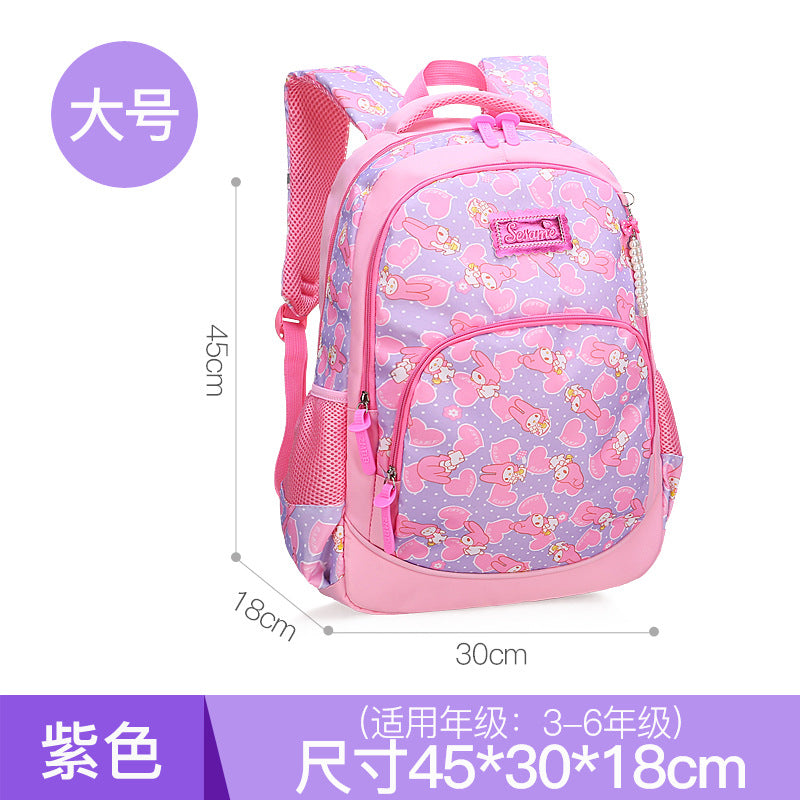 Primary School Girls 1-3-6 Grade Cartoon Cute Children Backpack