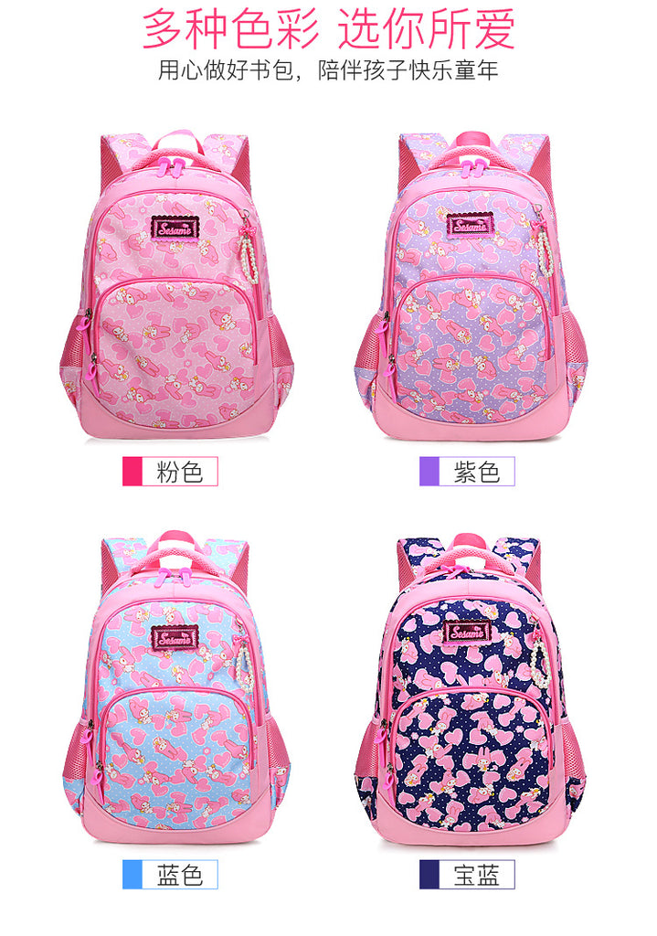 Primary School Girls 1-3-6 Grade Cartoon Cute Children Backpack