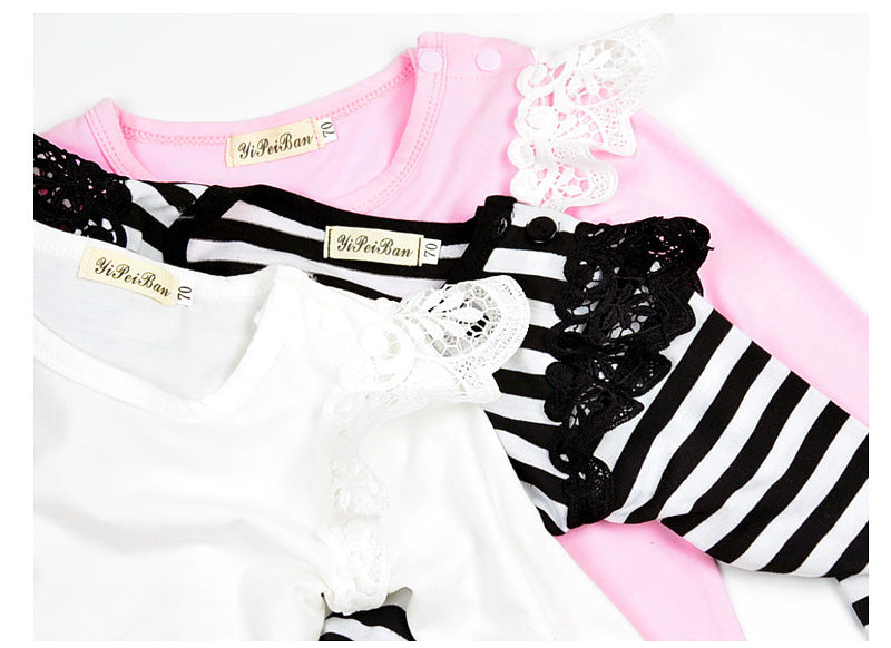 2018 Autumn Baby Fly sleeve Rompers
