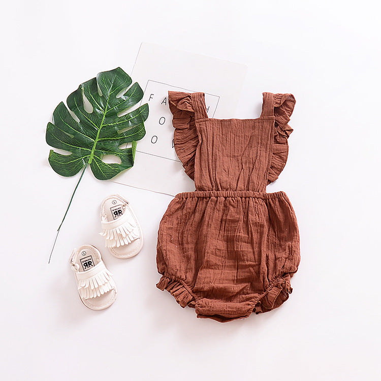 Backless Binding Lace Multi - Color Body Suit