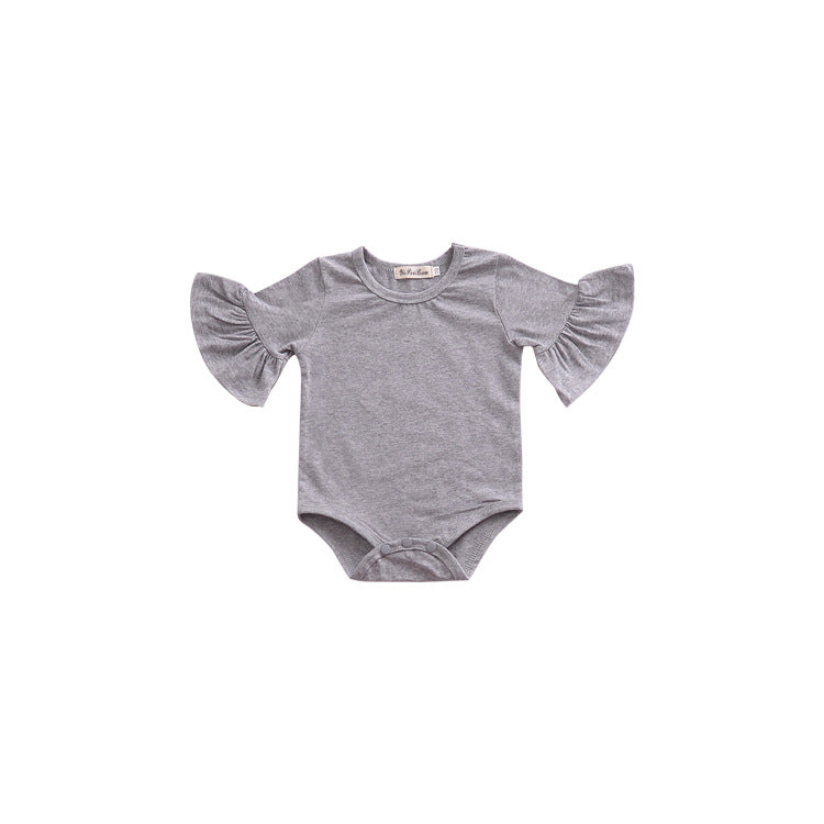 Baby Trumpet Sleeve Baby Romper