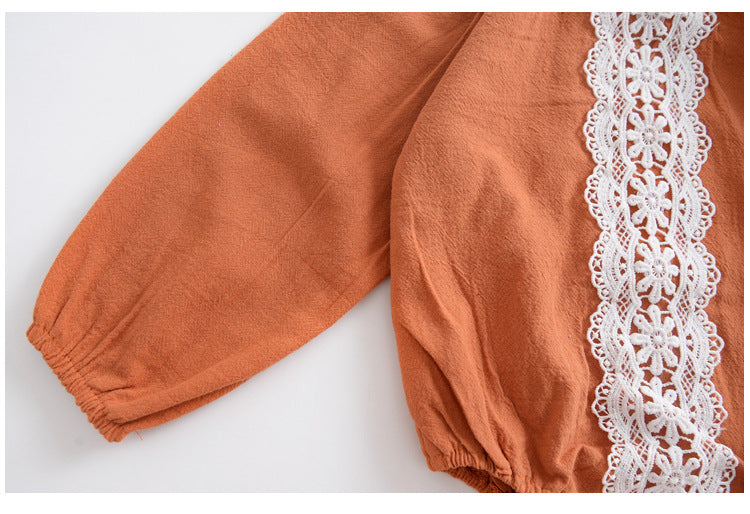 Baby Pumpkin Color Cute Climbing Clothes