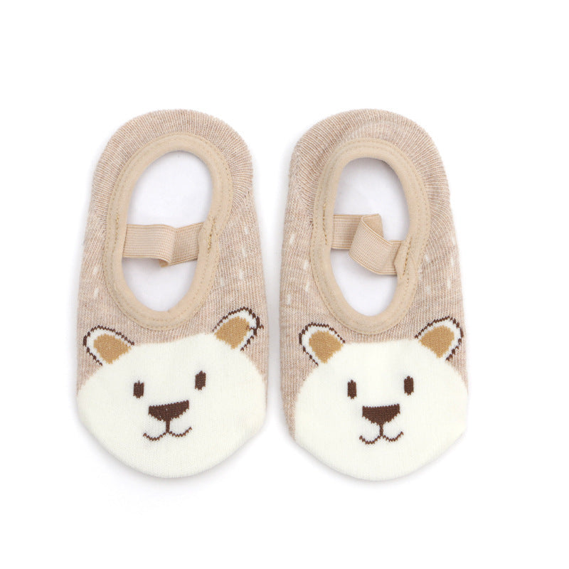Children's Floor Socks With Anti-slip And Anti-drop Heel