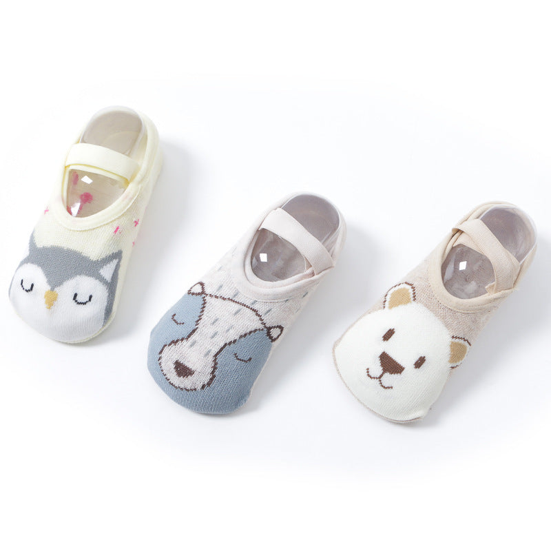 Children's Floor Socks With Anti-slip And Anti-drop Heel