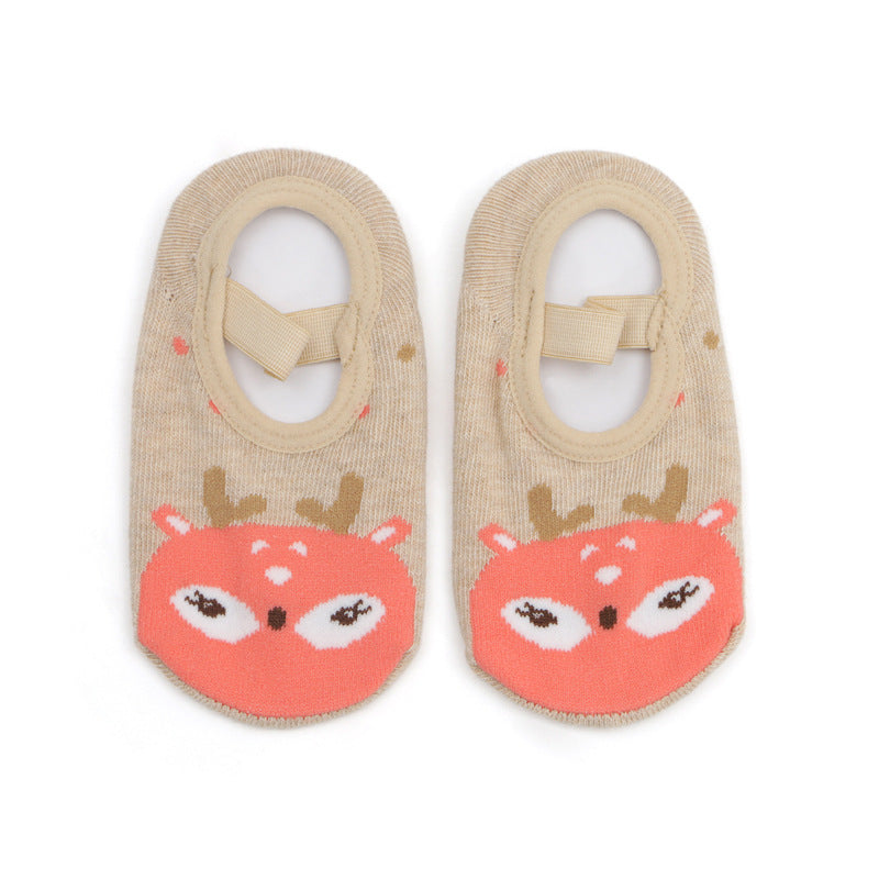 Children's Floor Socks With Anti-slip And Anti-drop Heel