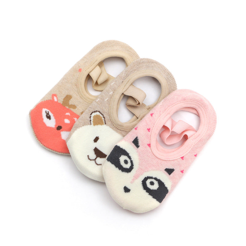 Children's Floor Socks With Anti-slip And Anti-drop Heel