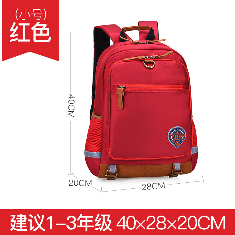Primary 1-3-6 School Bag Breathable Leisure Backpack