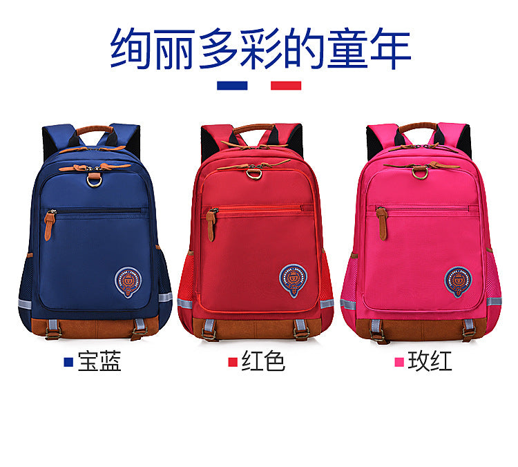 Primary 1-3-6 School Bag Breathable Leisure Backpack