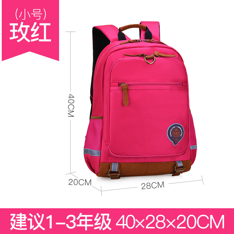 Primary 1-3-6 School Bag Breathable Leisure Backpack