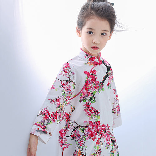 Girls Cotton Cheongsam
